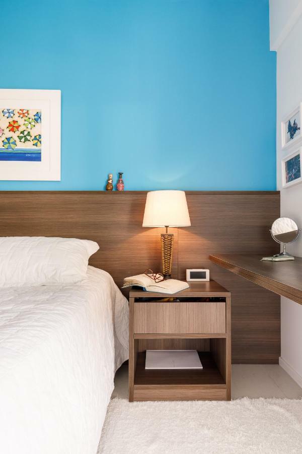 Apartamento com 4 suítes pé na areia Florianópolis Esterno foto